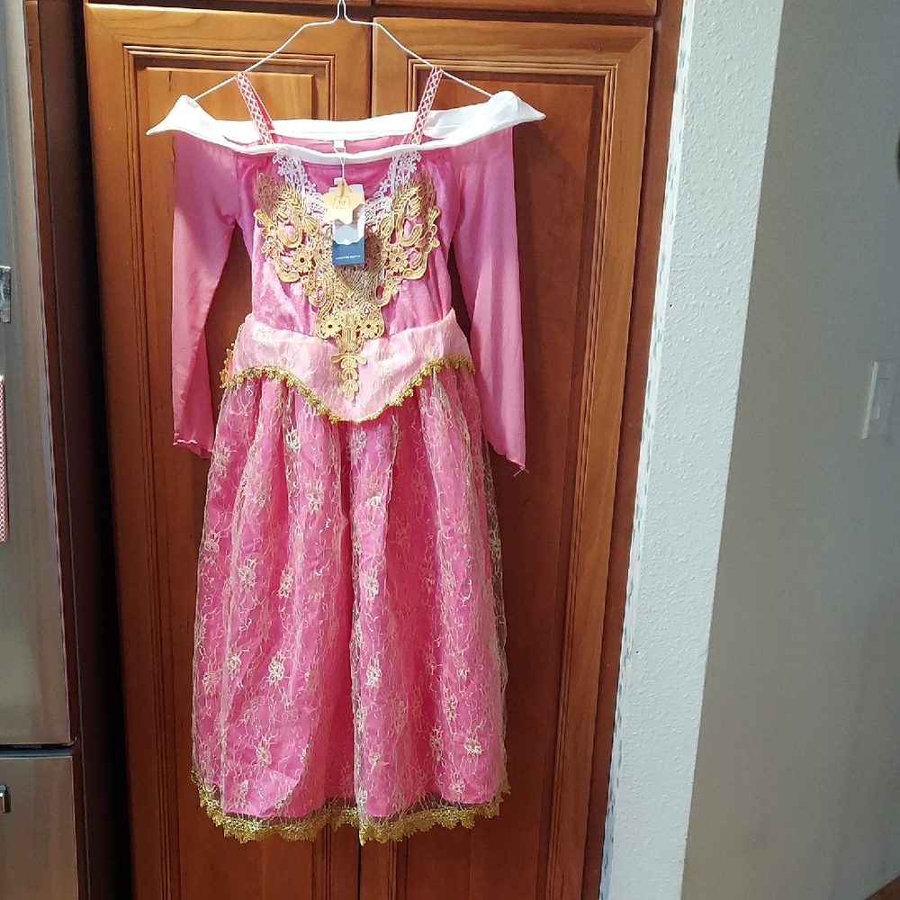 Pink and Gold Princess Costume for Kids